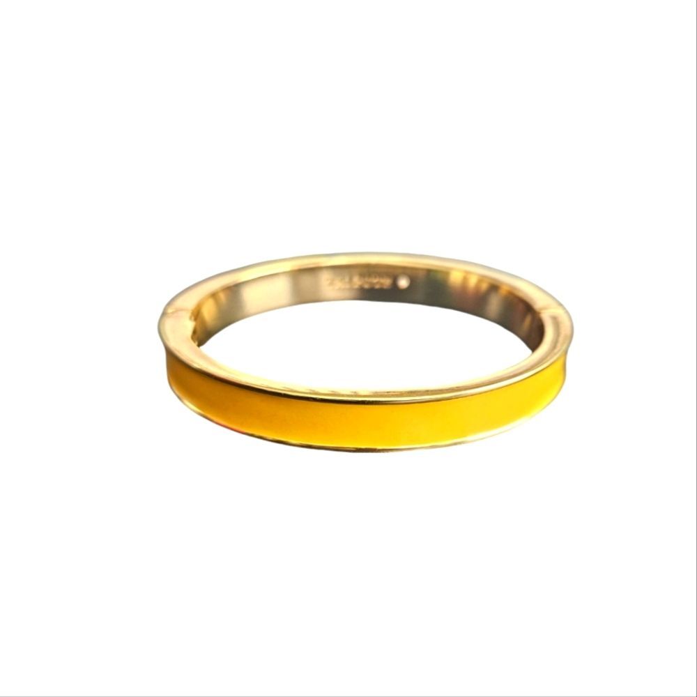 Talbots Women's Yellow Hinge Cuff Bracelet